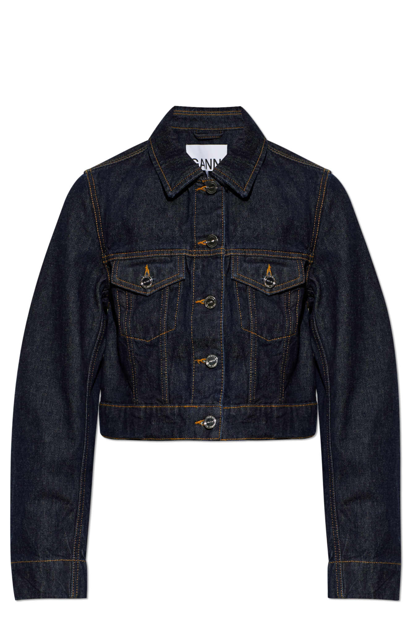 Navy blue Denim jacket Ganni - Vitkac AS